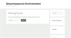 Desktop Screenshot of environment.ginormasource.com