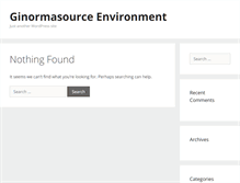 Tablet Screenshot of environment.ginormasource.com